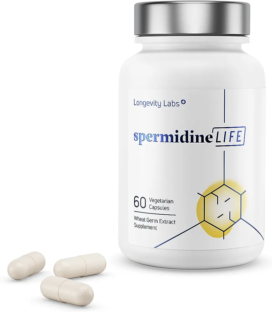 مكمل السبيرميدين الطبيعي لتجديد الخلايا | لونجيفيتي لابز+ | 60 كبسولة