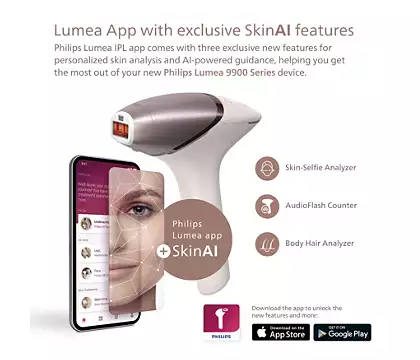 جهاز فيليبس لوميا لإزالة الشعر بالليزر BRP958/00 – للوجه والجسم - الصورة 3