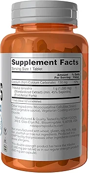NOW Foods Sports Nutrition, Tribulus 1,000 mg | 90 Capsules - Image 3