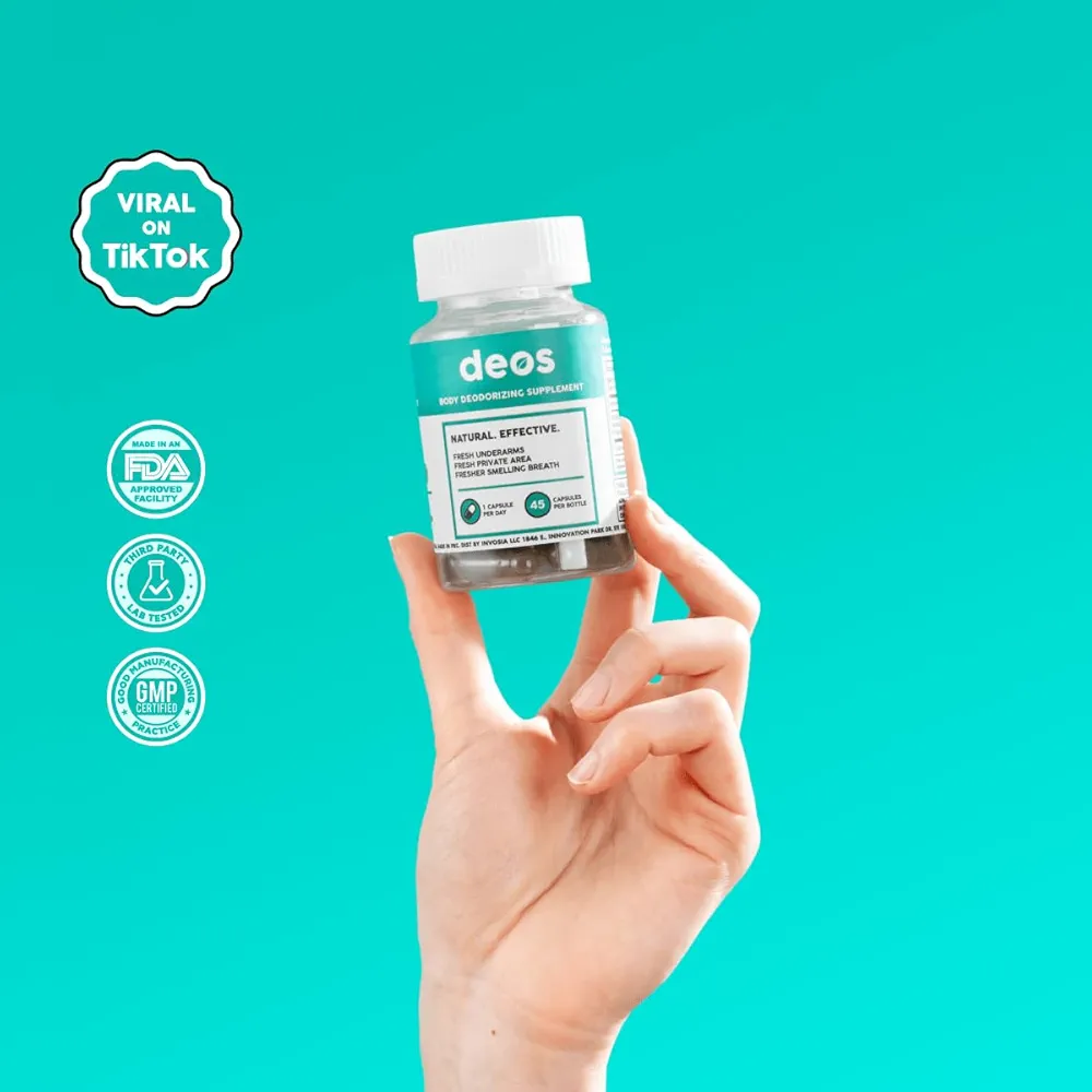 كبسولات فريش للتخلص من الروائح: مزيل عرق نباتي طبيعي للجسم | 30كبسولة - الصورة 3